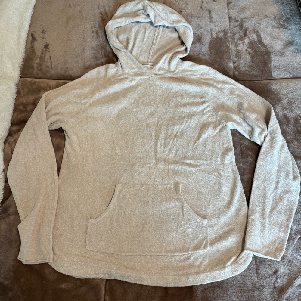 Barefoot Dreams Cozy Tan Hoodie